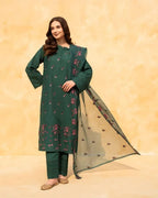Green Zinnias - 3 Piece Suit
